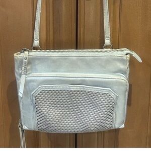 Steven Metallic Crossbody Bag